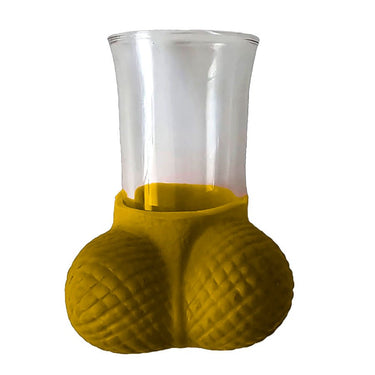 Bicchiere da Shot Oro Metallizzato per Feste Glamour e Audaci